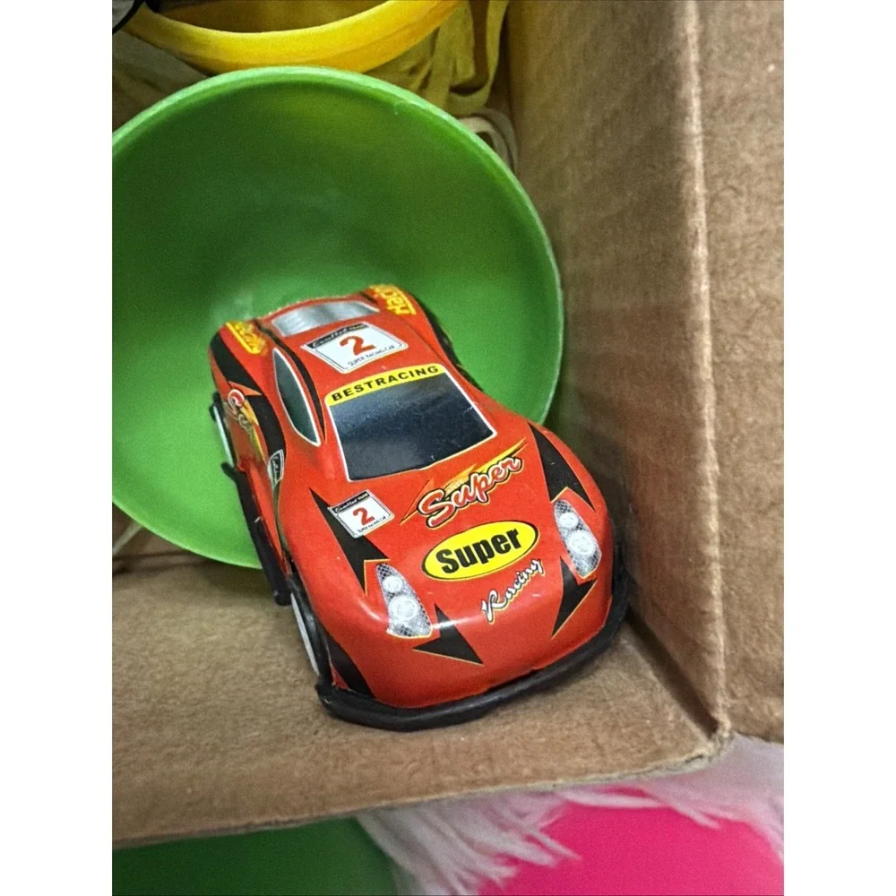 HiDreamy 12 Pack Pre-Filled Easter Eggs with Die-Cast Racing Cars Party Favors